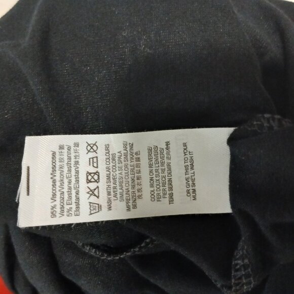 Missguided Jersey Longline Midi Skirt Women's Size 6 Black Sleek Style - Picture 8 of 8